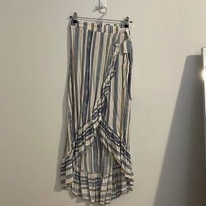 New High - Low Wrap Skirt